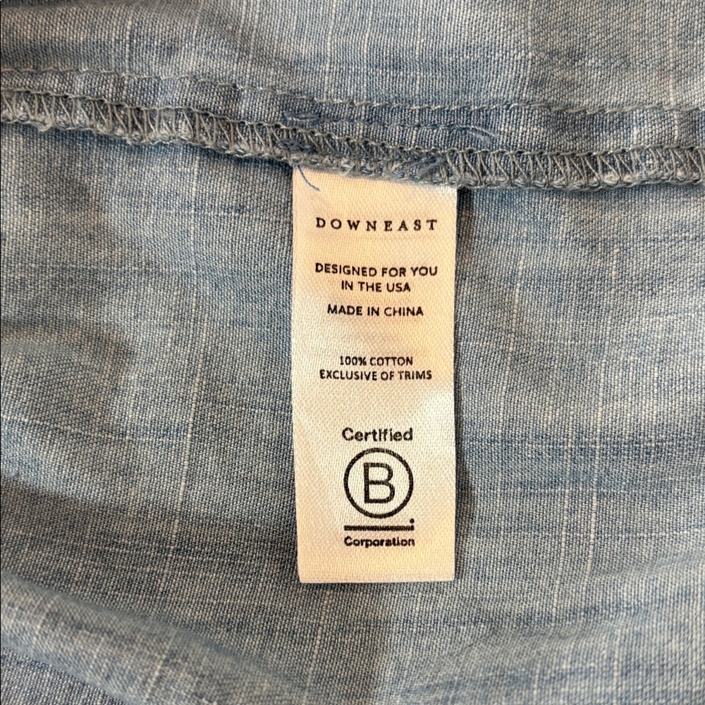 DownEast Denim Dress With Pockets - Picture 9 of 10